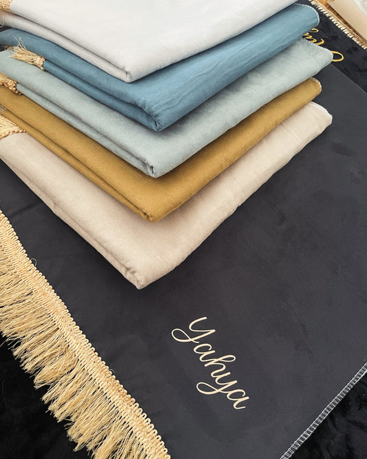 Tapis de prière personnalisée